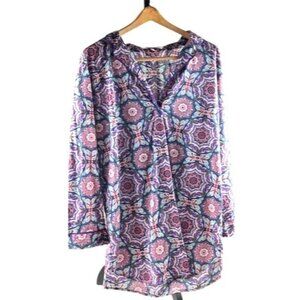 Victoria’s Secret‎ Sleepshirt Nightgown Purple Geometric Medium